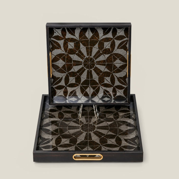 Classic Serving/Vanity Tray -  Set Of 2