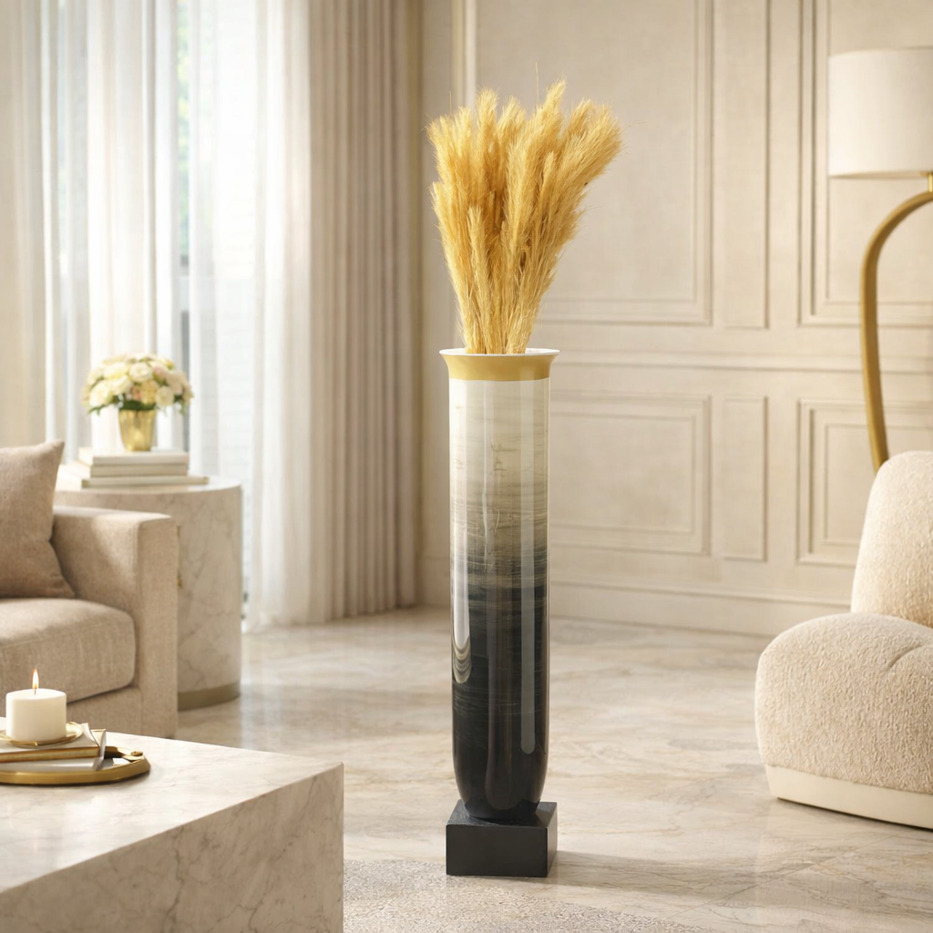 Coop Brushed Slate Flower Vase