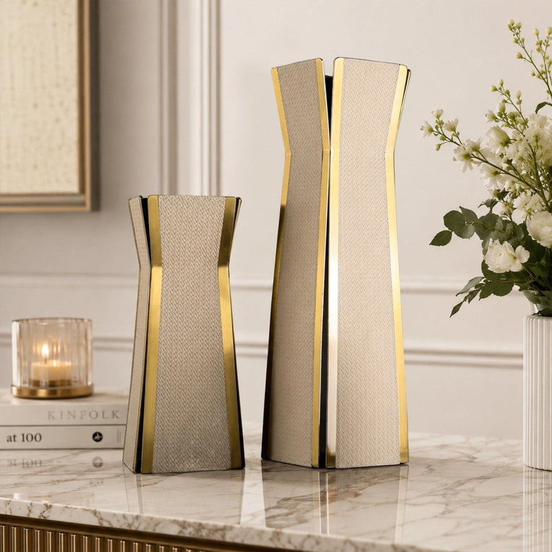 Crema Nordic Flower Vase — image 3