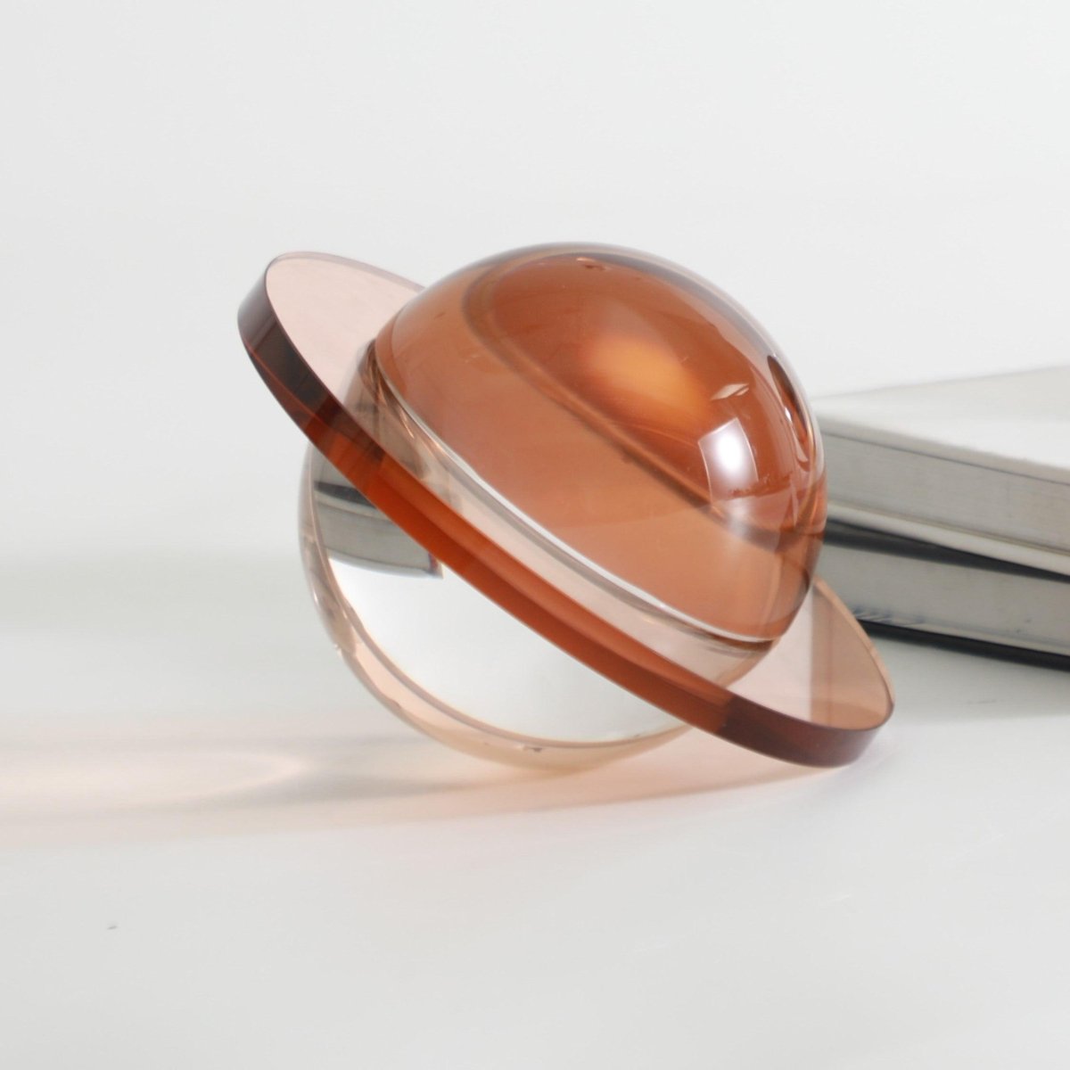 Decor Objects Crystal Airship Decor Object - Amber - Daamaira Home and Living Ltd