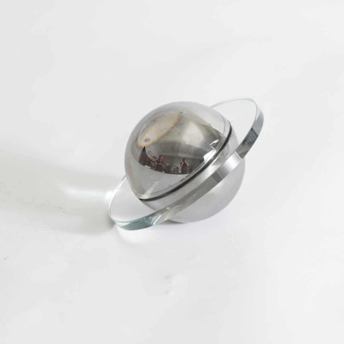 Decor Objects Crystal Airship Decor Object - Smoky Grey - Daamaira Home and Living Ltd