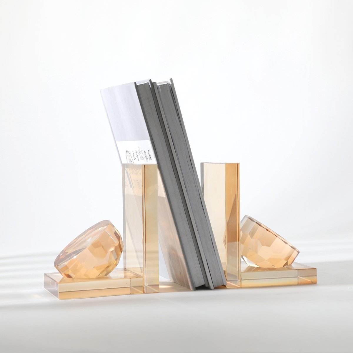 Decor Objects Crystal Bookend - Daamaira Home and Living Ltd