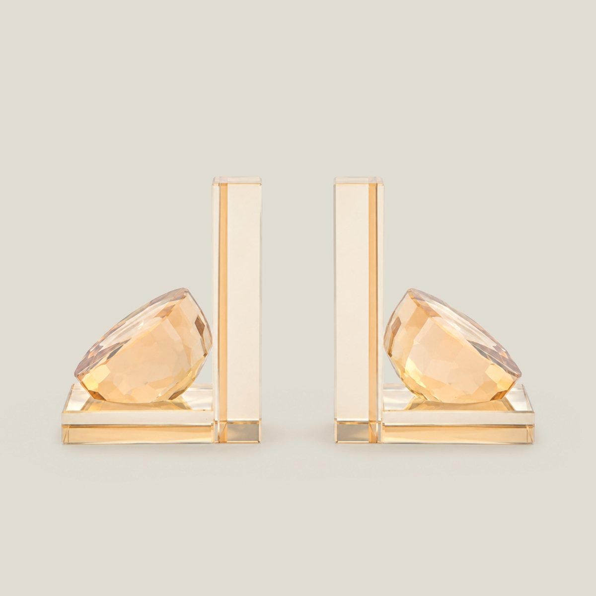 Decor Objects Crystal Bookend - Daamaira Home and Living Ltd