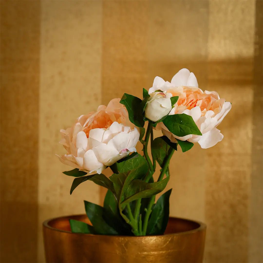 Daamaira Elegant Faux Peony Arrangement - Daamaira Home and Living Ltd