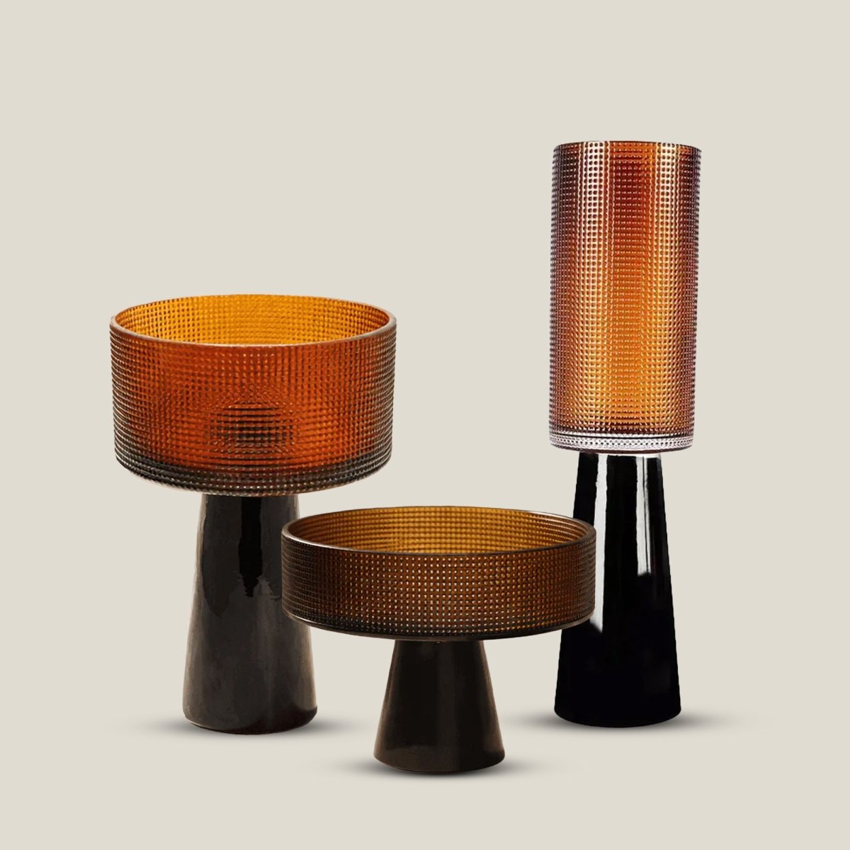 Vases Dark Prism Vase - Daamaira Home and Living Ltd