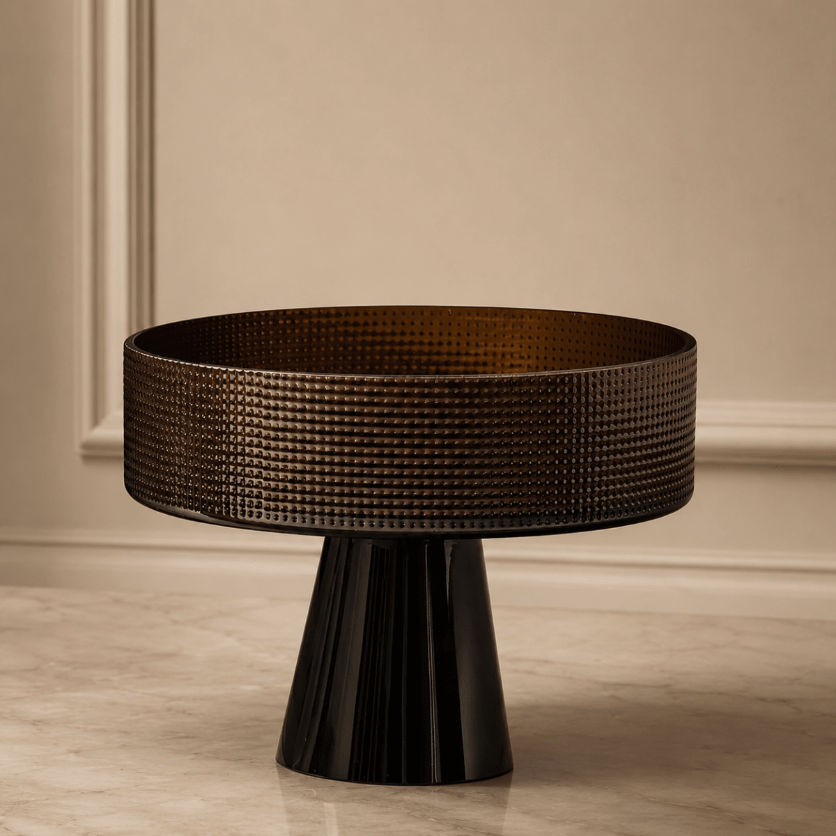 Vases Dark Prism Vase - Short - Daamaira Home and Living Ltd