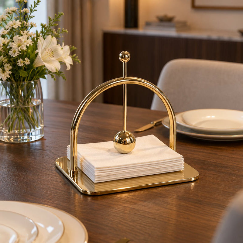 Droplet Napkin Holder - Gold — image 1