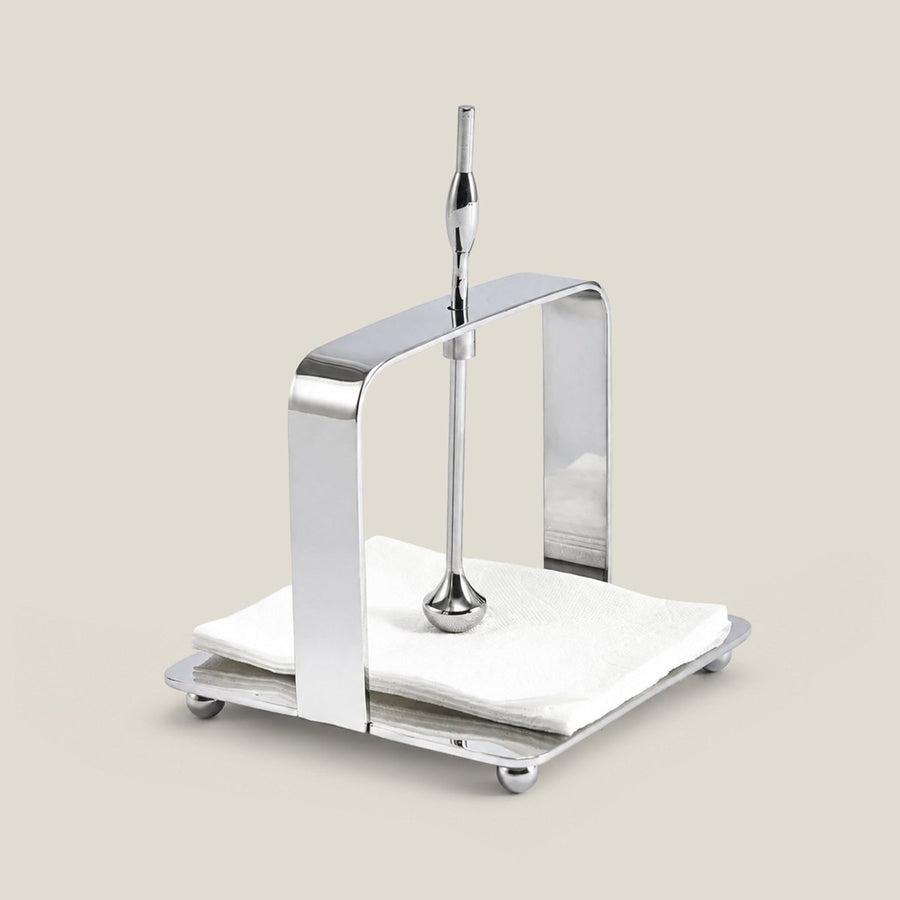 Droplet Napkin Holder - Silver