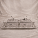 Dual Dry Fruit Box Set with Tray — view 1