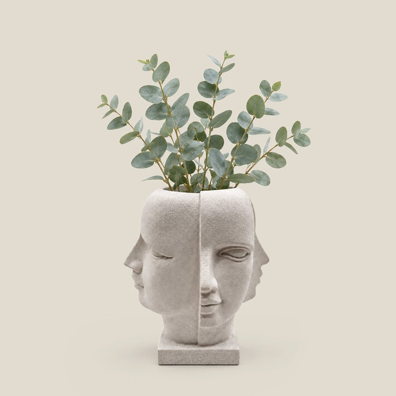 Dual Muse Planter (Grey) - 24 Inch — image 1