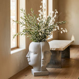 Dual Muse Planter (White) - 24 inches — view 1