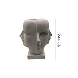Dual Muse Planter (White) - 24 inches — view 2