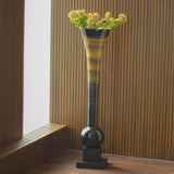 Egyptian Wooden Flower Vase — view 4