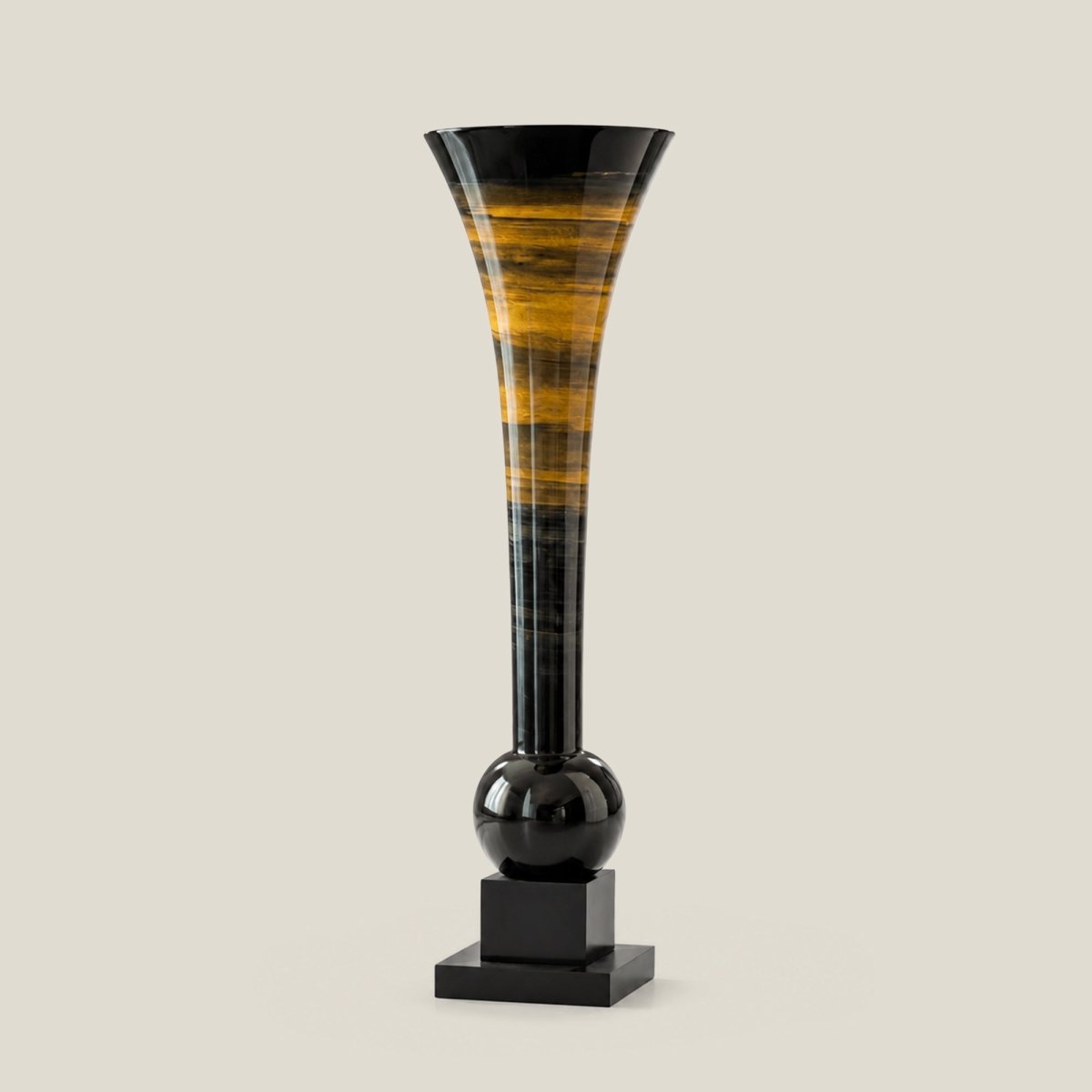 Vases Egyptian Wooden Flower Vase - Daamaira Home and Living Ltd