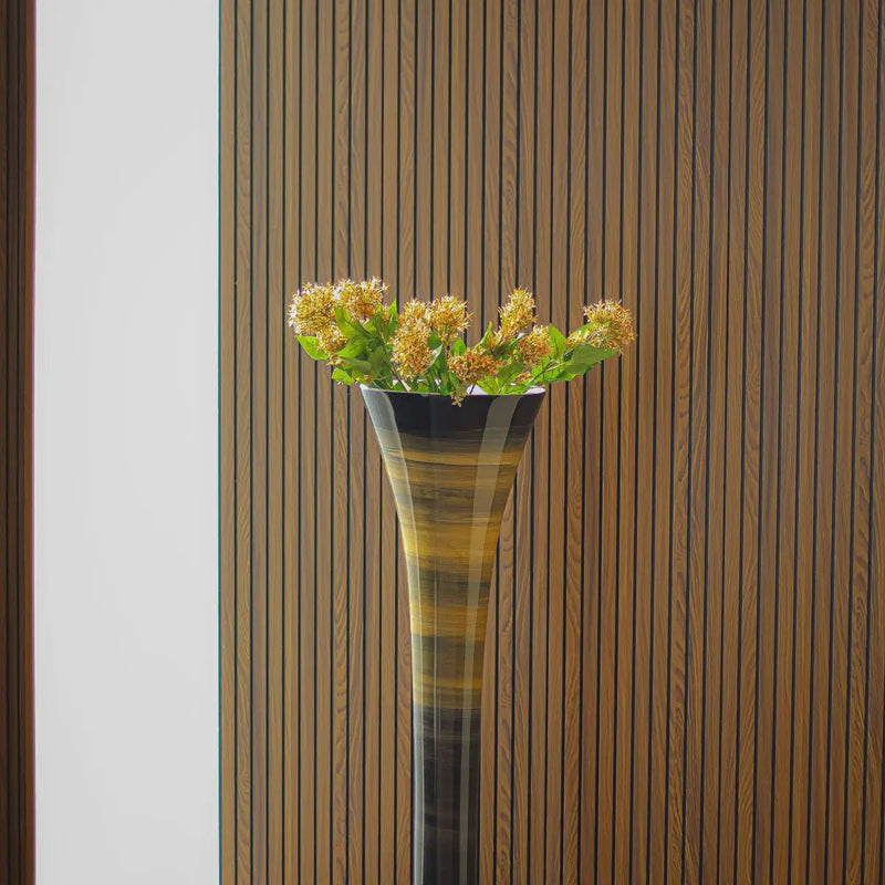 Egyptian Wooden Flower Vase — image 4