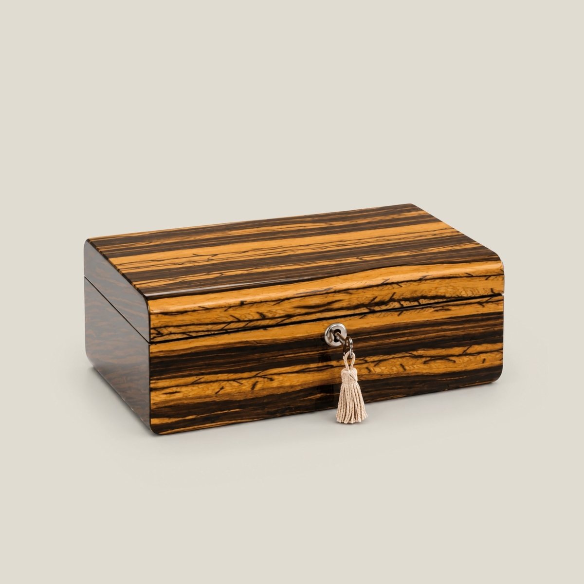 Storage Box Elegance Time Piece/Jewel Box With Lock - Daamaira Home and Living Ltd