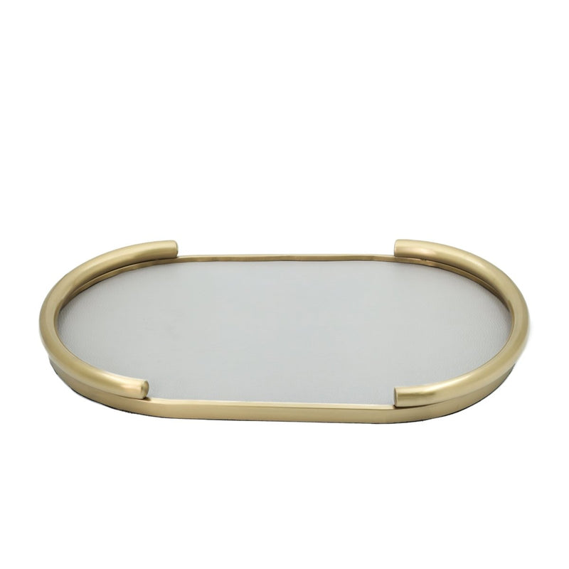 Elegant Oval Vanity/Serving Tray — image 3