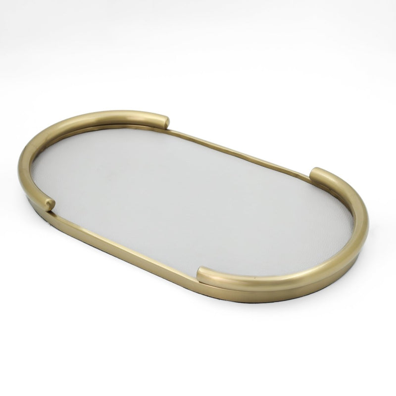 Elegant Oval Vanity/Serving Tray — image 4