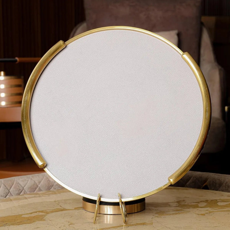 Elegant Round Vanity Serving Tray — image 2