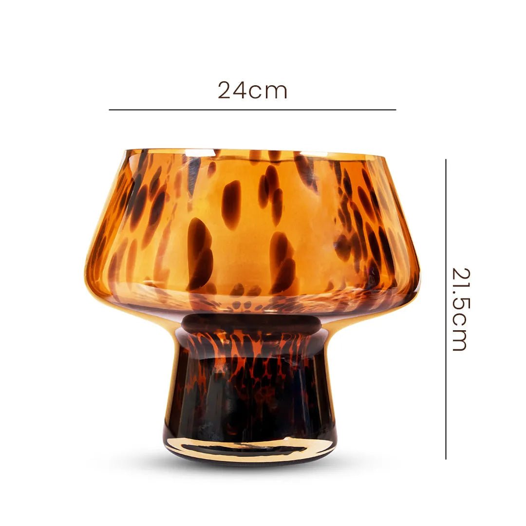 Vases Elysian Stout Glass Vase - Daamaira Home and Living Ltd