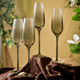Emerald Set Of 4 Champagne Flutes with Gift Box — view 1