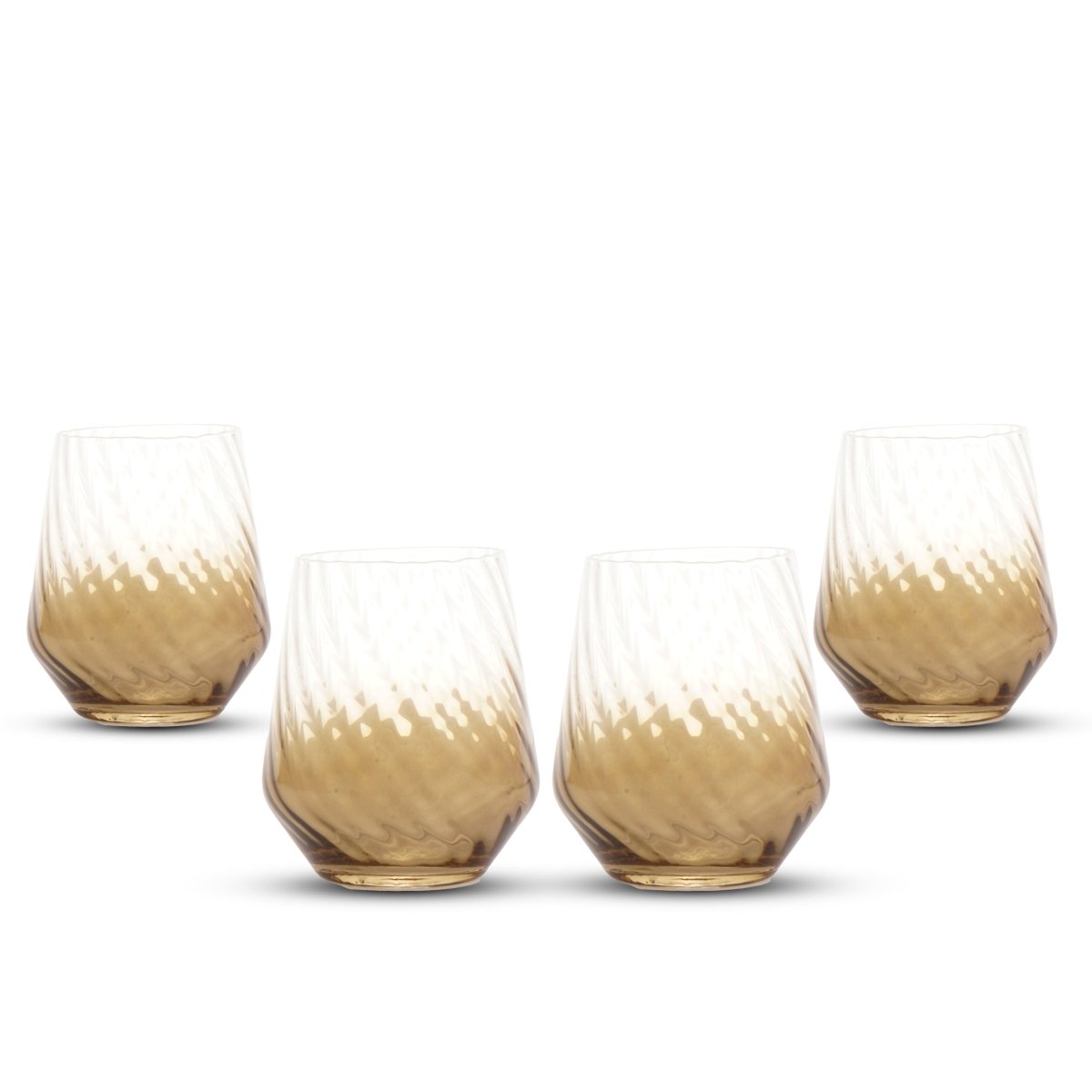 Drinking Glasses Emerald Set Of 4 Multipurporse Glasses - Daamaira Home and Living Ltd