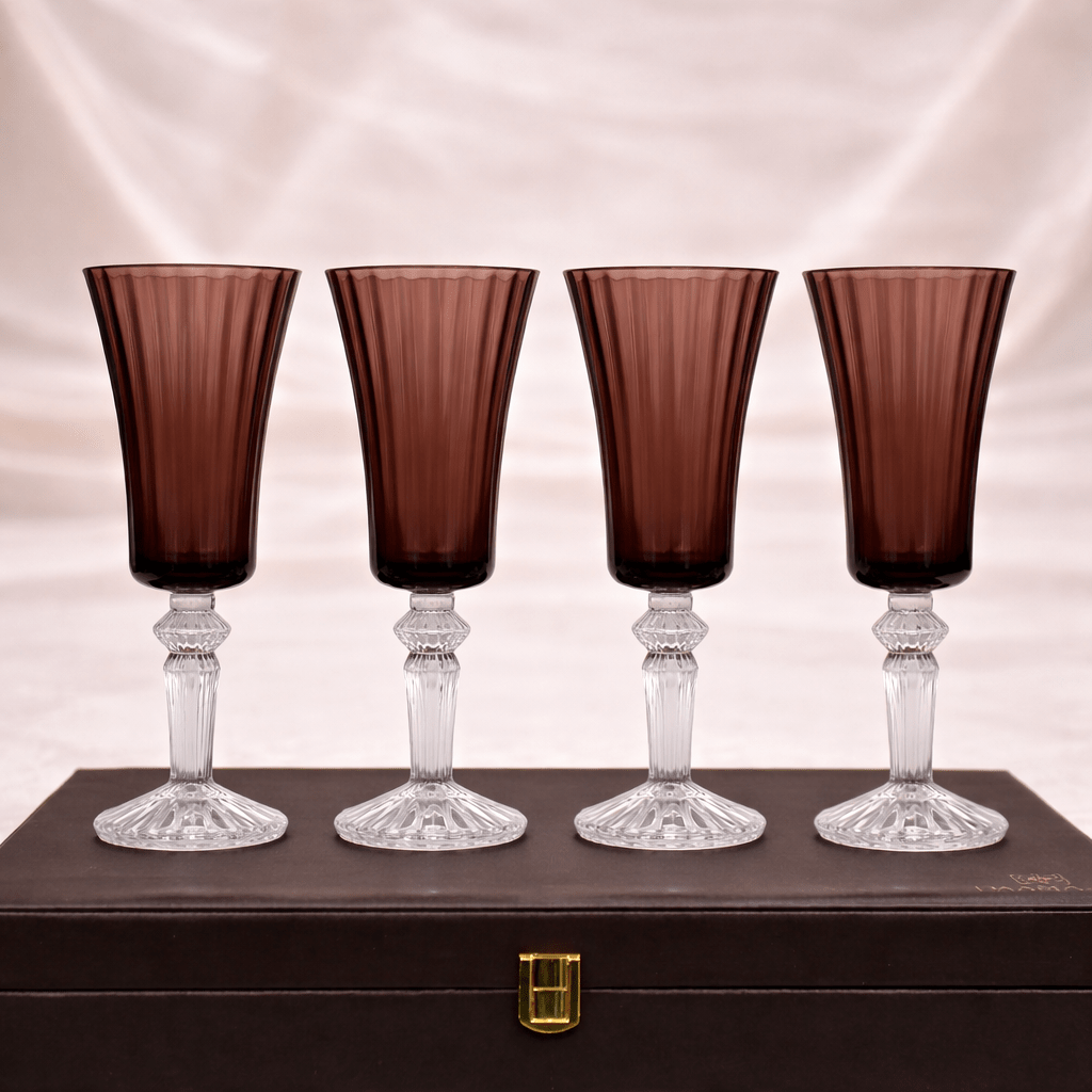 Drinking Glasses Emperador Wine Glass - Set of 4 with Gift Box - Daamaira Home and Living Ltd