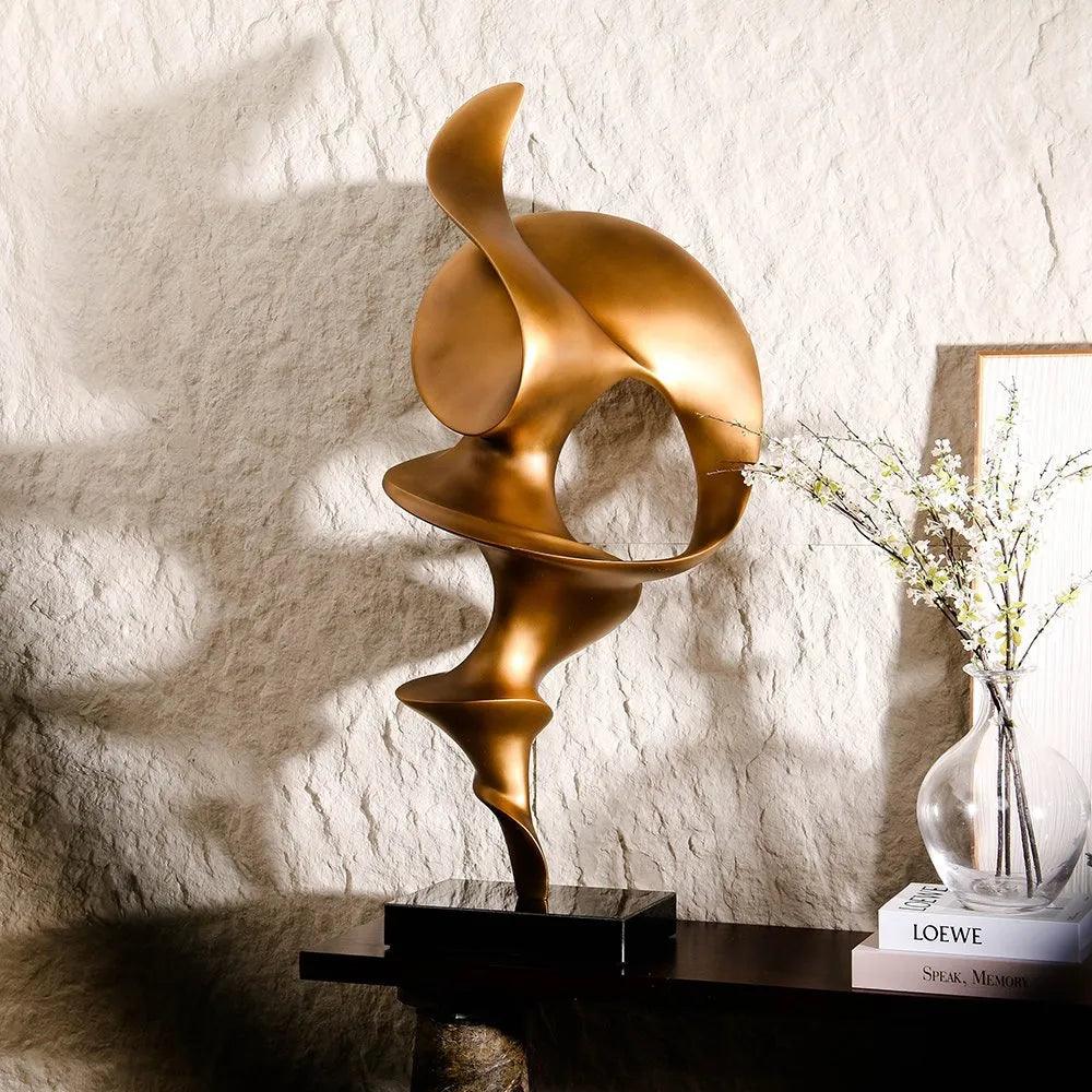 Decor Objects Ethereal Flow Sculpture - Daamaira Home and Living Ltd