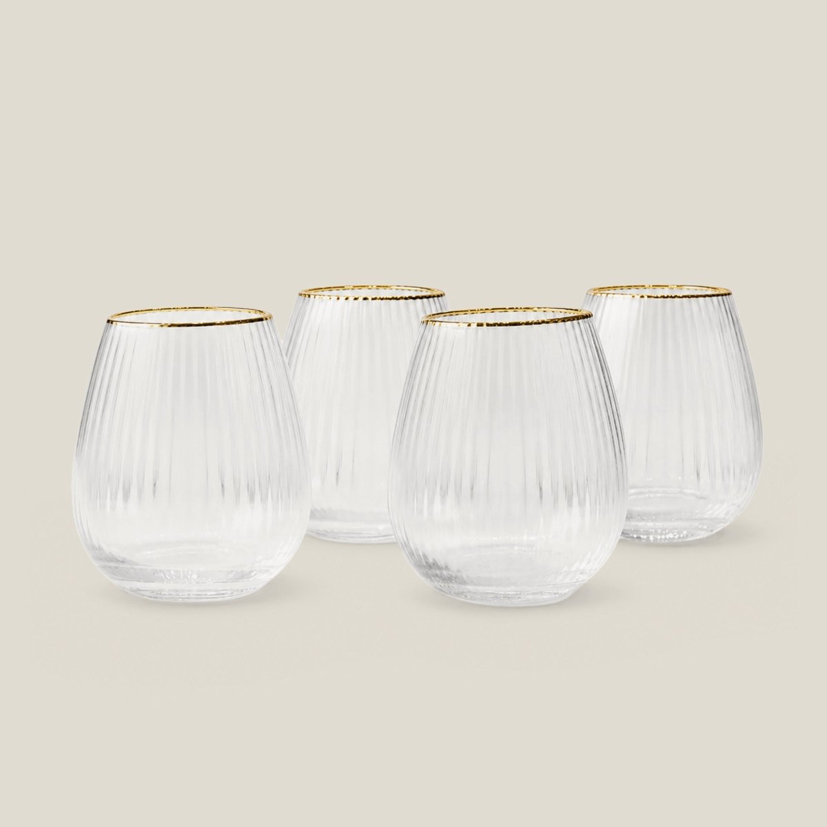 Drinking Glasses Finesse Set Of 4 Bourgogne Glasses - Daamaira Home and Living Ltd