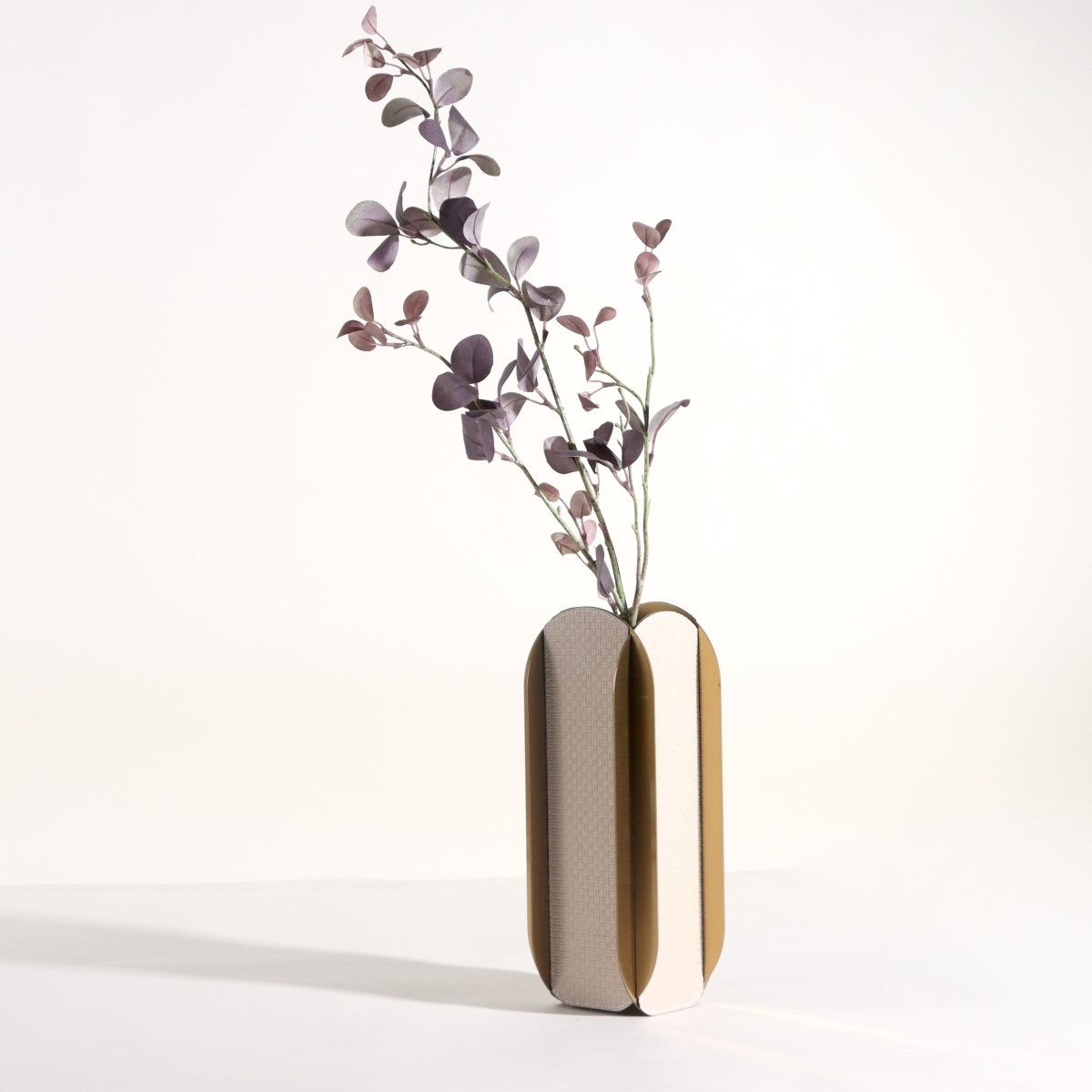 Vases Geometric Gold Luxury Vase - Daamaira Home and Living Ltd