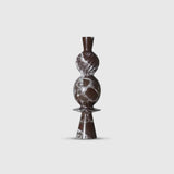 Geometric Marble Sculpture - Wine — view 3