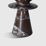 Geometric Marble Sculpture - Wine — view 6