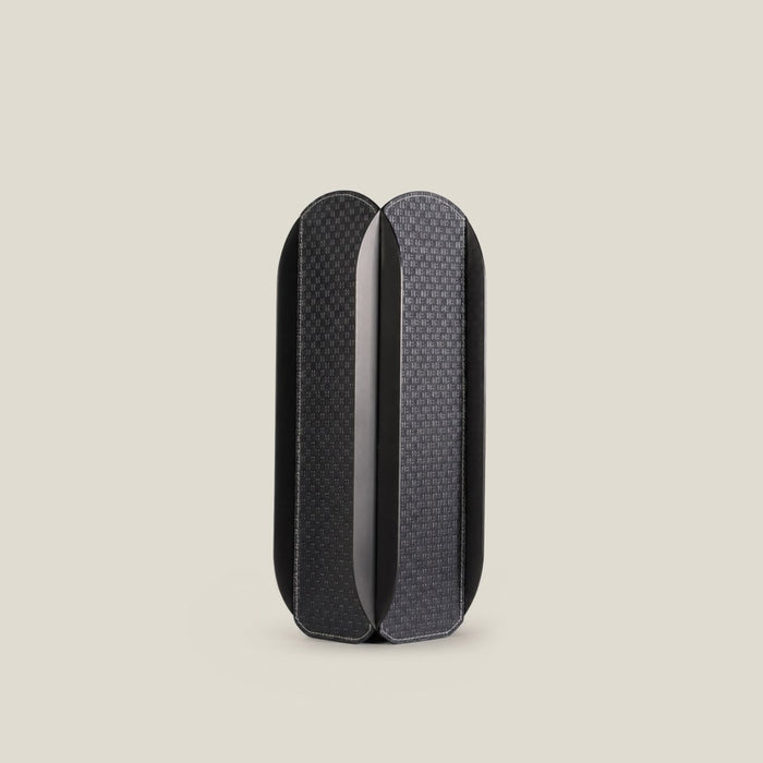 Geometric Smoke Grey Flower Vase