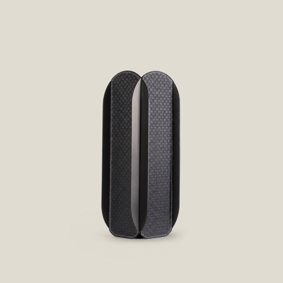 Geometric Smoke Grey Flower Vase