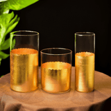 Gold Set Of 4 Tall Glasses — view 3