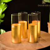 Gold Set Of 4 Tall Glasses — view 1
