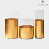 Gold Set Of 4 High Ball Glasses — view 4