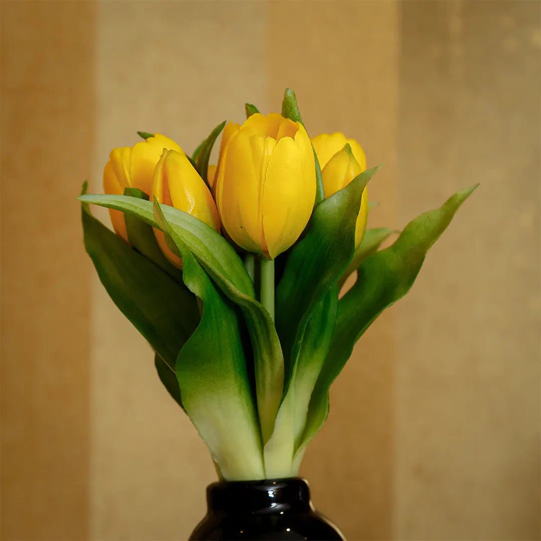 Golden Bloom Tulip Bunch - Daamaira Home and Living Ltd