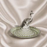 Heritage Peacock Decorative Tray Small — view 2