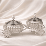 Horse Cart Double Bowl Serving Set — view 3