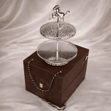 Horse Handle 2-Tier Serving Stand — view 3