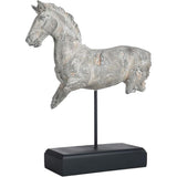 Horse statue with stand — view 4