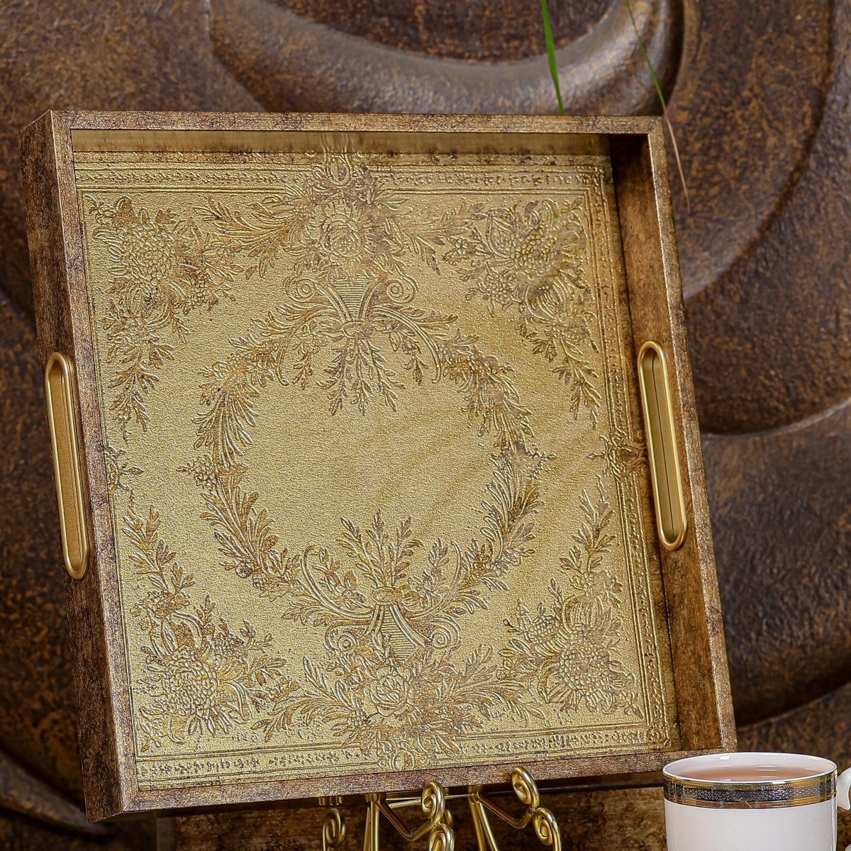 Serving Tray Imperial Serving/Vanity Tray - Set Of 2 - Daamaira Home and Living Ltd