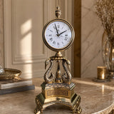 Imperial Swan Clock — view 1