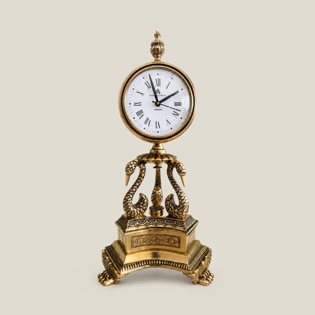Imperial Swan Clock - Daamaira Home and Living Ltd