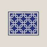 Infinity Blue Gourmet Tray Rect 31x24 — thumbnail 1