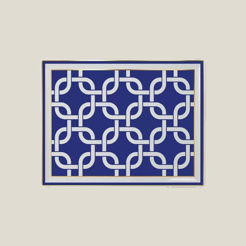 Infinity Blue Gourmet Tray Rect 31x24 — image 1