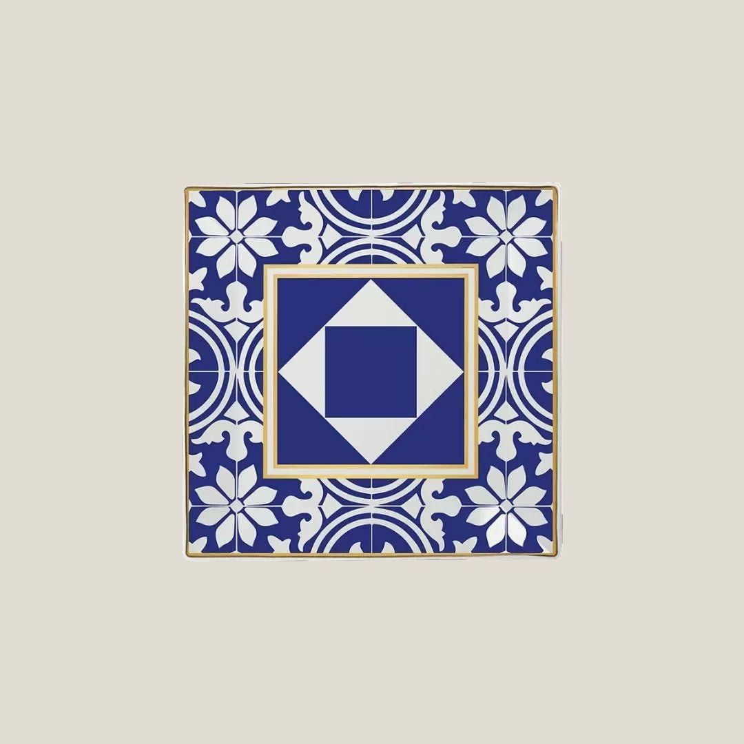 Infinity Blue Mini Tray A 15x15 - Daamaira Home and Living Ltd