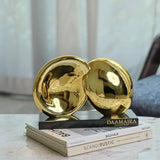 Intersecting Gold Decor Object — view 2