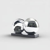 Intersecting Silver Decor Object — view 5